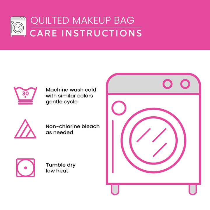 Dreamy Paws Quilted Makeup Bag