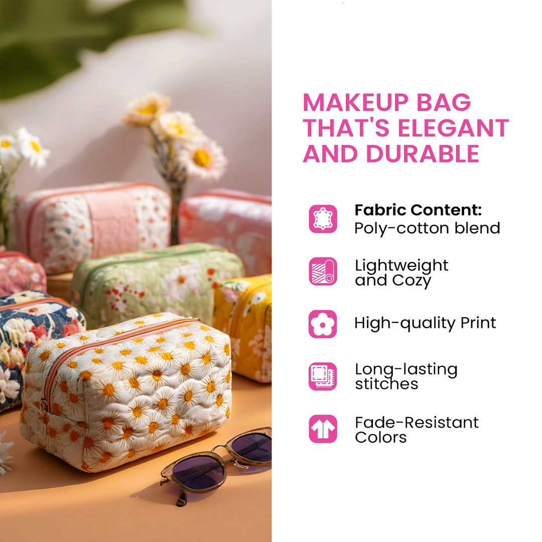 Dragonfly Dreams Quilted Makeup Bag