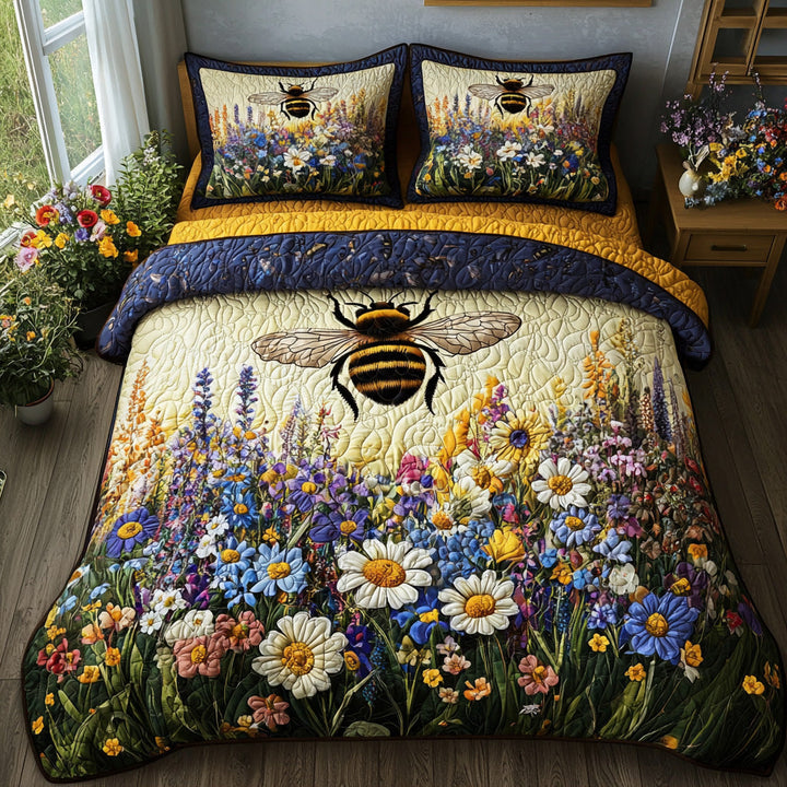 Sunray Bee 3-Piece Bedding Set