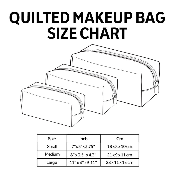 Freedom Flight Quilted Makeup Bag